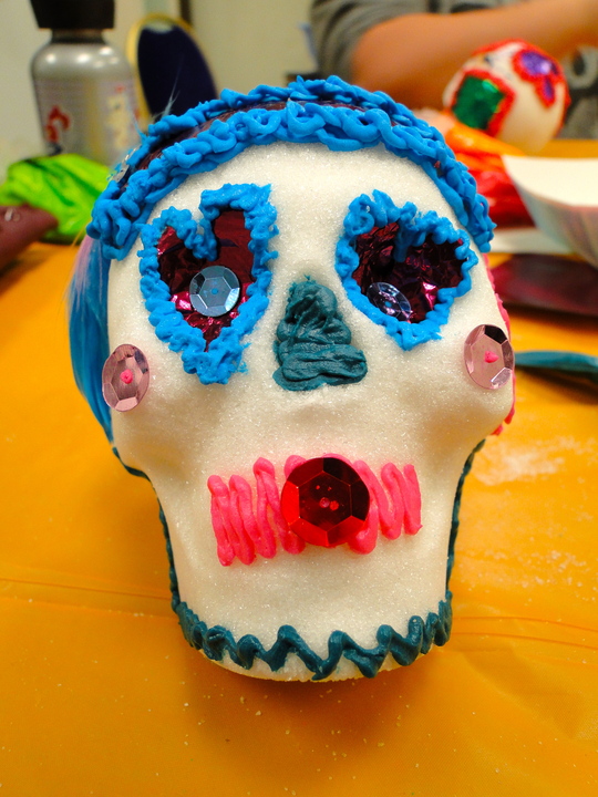 decorated sugar skull