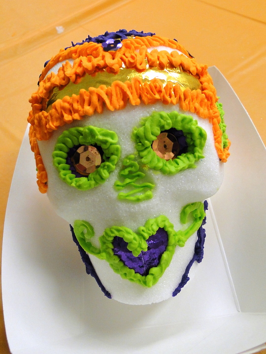 Sugar Swings! Serve Some: Coffin and Skeleton Mini Cakes