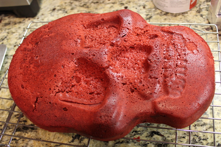 skull cake