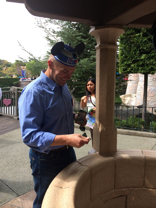 wishing well disneyland castle