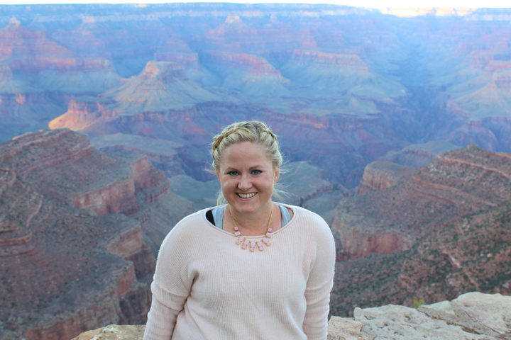 grand canyon at dusk