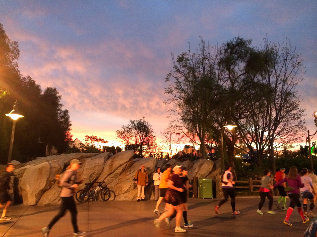 runners in california adventure park
