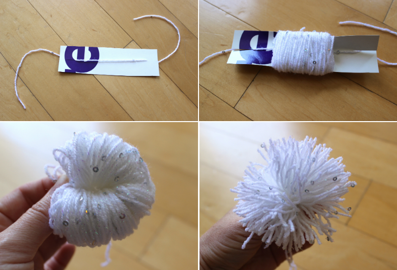 DIY Tinkerbell shoe pom-poms – Marshmallows &