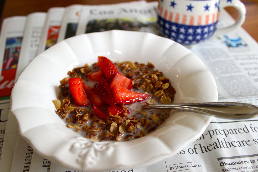 chocolate coconut granola