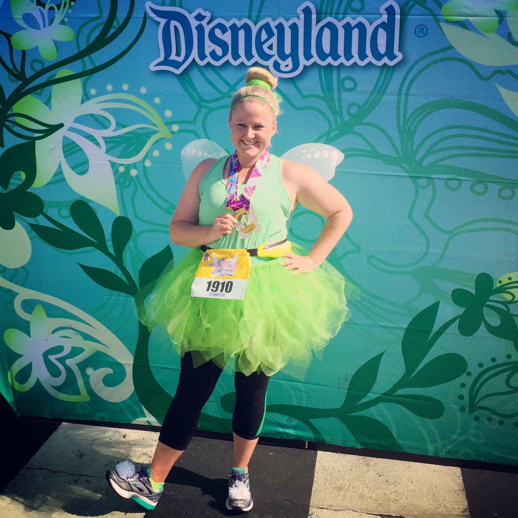 tinkerbell half marathon finisher photo