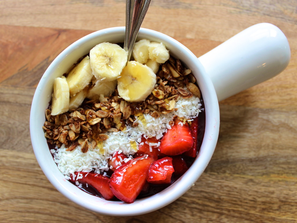 homemade acai bowl