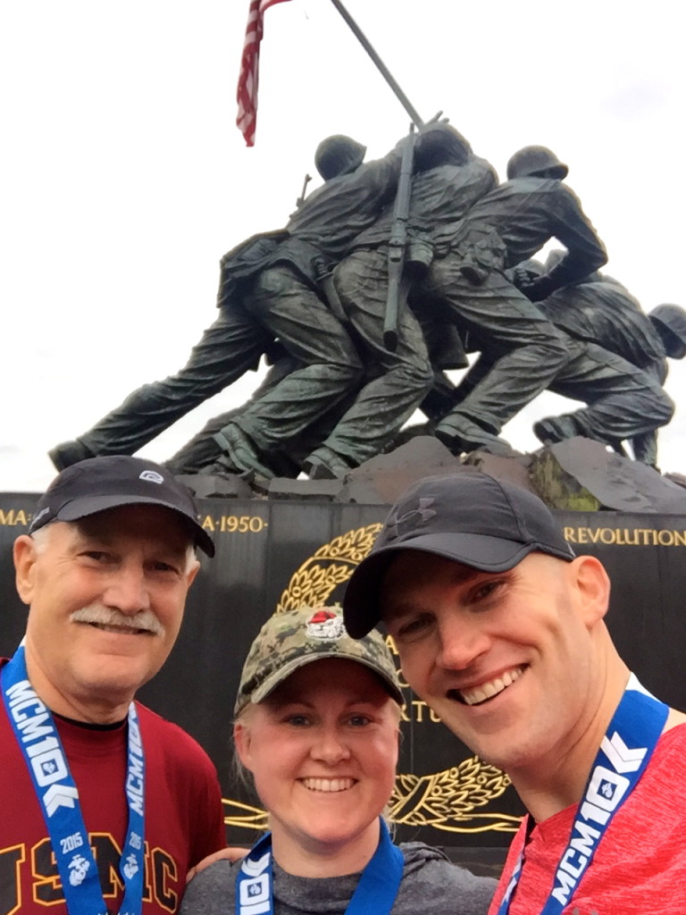 finish line selfie