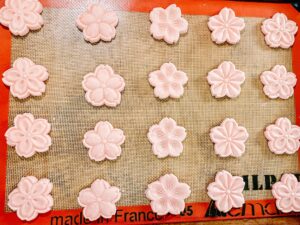 sakura sugar cookies