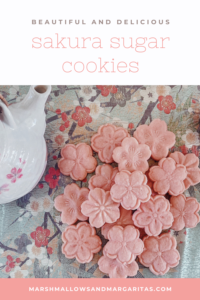 Sakura sugar cookies | marshmallows & margaritas