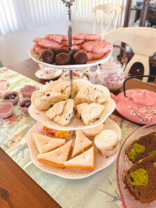 cherry blossom afternoon tea