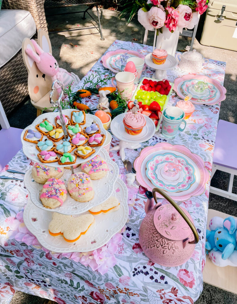 Easter bunny tea party 