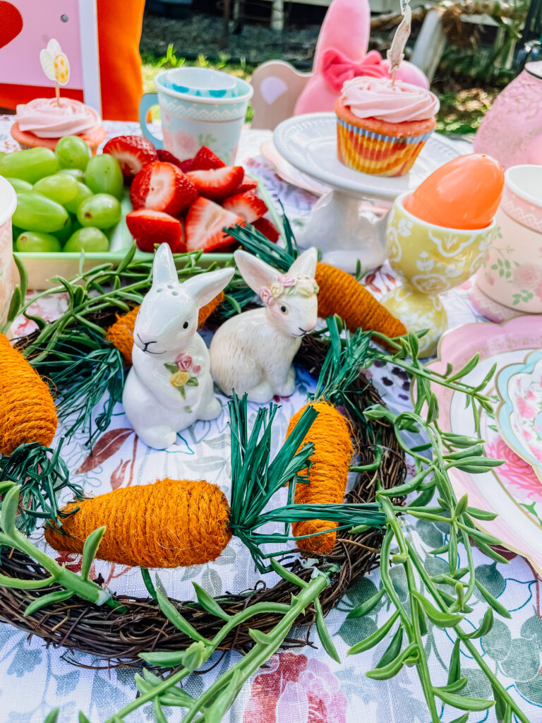 Easter bunny tea party