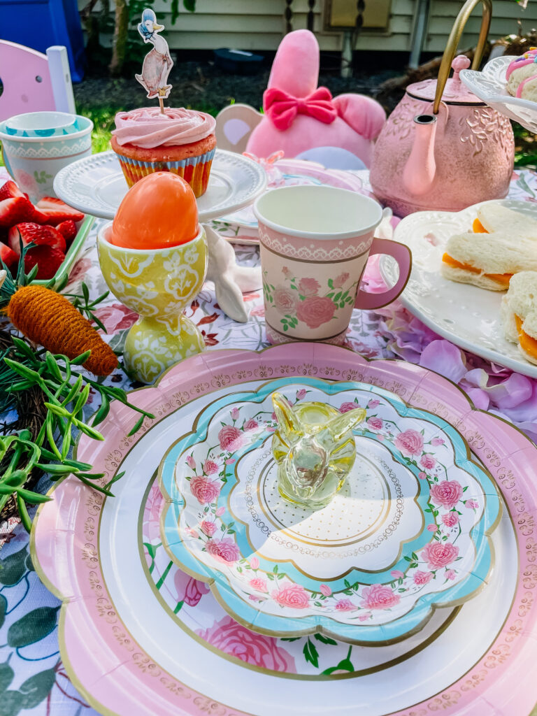 Easter bunny tea party