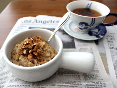 banana bread oatmeal