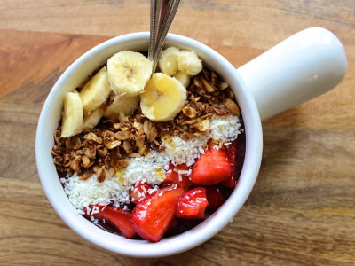 homemade acai bowl