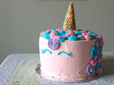 How to make a unicorn cake with no fondant
