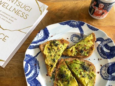 Kintsugi Wellness miso avocado toast