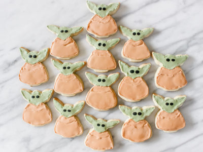 Baby Yoda cookies