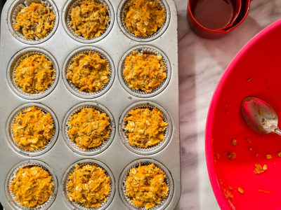 yam spice superhero muffins