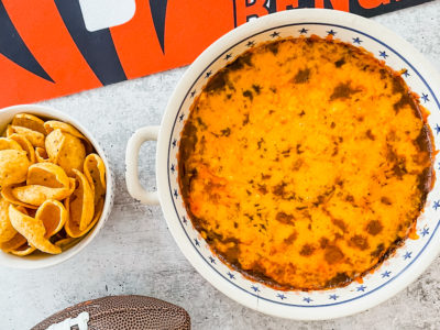 Cincinnati chili dip for Super Bowl